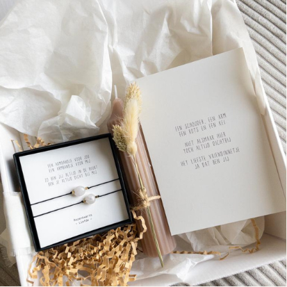 Giftbox met kristalarmband