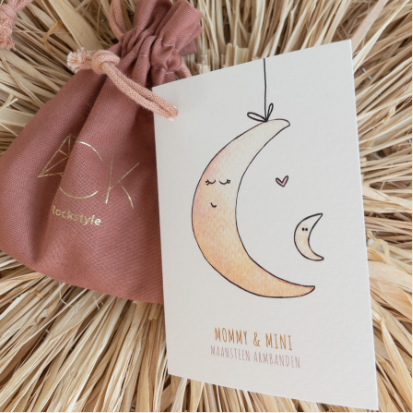 Mommy & Me - maansteen armbanden