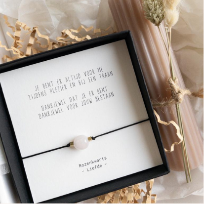 Kristalarmband Dankjewel