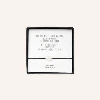 Kristalarmband Openheid